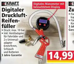 Norma Kraft Werkzeuge Digitaler Druckluft-Reifenfüller Angebot