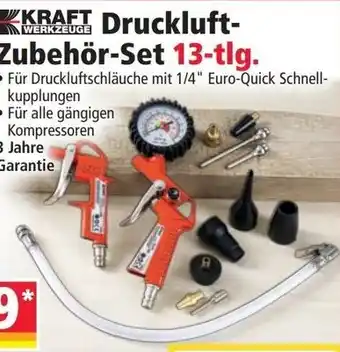 Kraft Werkzeuge Druckluft-Zubehör-Set 13-tlg.