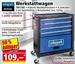 Norma Werkstattwagen scheppach Angebot