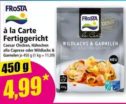 Norma Frosta à la Carte Wildlachs & Garnelen mit Rigatoni Giganti Angebot