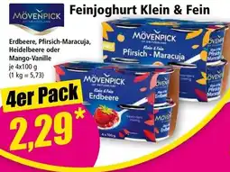 Norma Mövenpick Feinjoghurt Klein & Fein Angebot