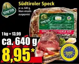 Norma Südtiroler Speck SENFTER Angebot