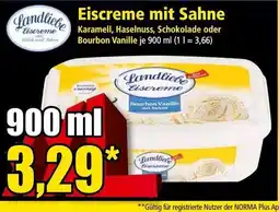 Norma Landliebe Eiscreme Angebot