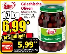 Norma Griechische Oliven Angebot