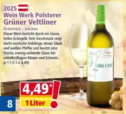 Norma Wein Werk Polsterer Grüner Veltliner Angebot