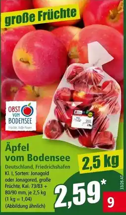 Norma Äpfel vom Bodensee Angebot