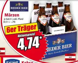 Norma Märzen Rieder Bier Angebot