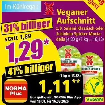 Norma Veganer Aufschnitt Angebot