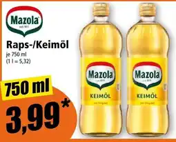Norma Mazola Raps-/Keimöl Angebot