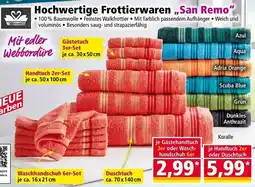 Norma Hochwertige Frottierwaren San Remo Angebot