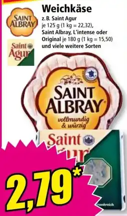 Norma Weichkäse Saint Albray Angebot