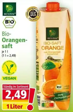 Norma Bio-Orangen-Saft Angebot
