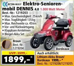 Norma Econ-Way Elektro-Senioren-mobil DENNIS 4.0 Angebot