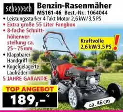 Norma scheppach Benzin-Rasenmäher MS161-46 Angebot