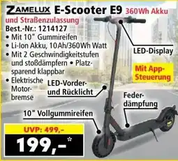 Norma Zamelux E-Scooter E9 Angebot