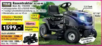 Norma Rasentraktor xc140-98 Angebot