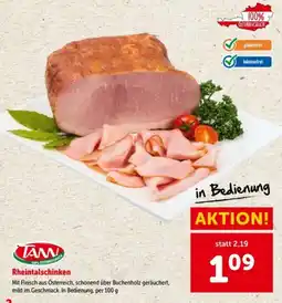Interspar TAMW Rheintalschinken Angebot