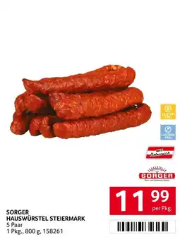 Transgourmet Sorger Hauswürstel Steiermark Angebot