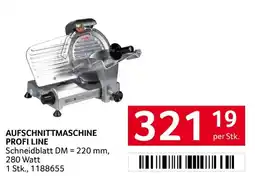 Transgourmet Aufschnittmaschine Profi Line Angebot