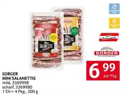 Transgourmet Sorger Mini Salanettis Angebot