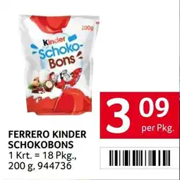 Transgourmet Ferrero Kinder Schokobons Angebot