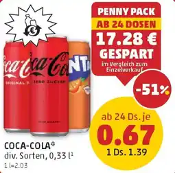 PENNY Coca-cola Angebot