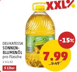 PENNY Delikatessa sonnen- blumenöl Angebot