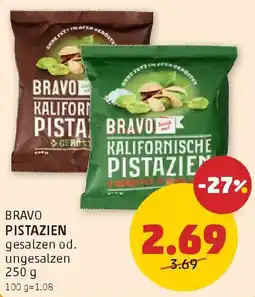 PENNY Bravo pistazien gesalzen od. ungesalzen Angebot