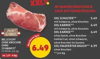 PENNY Xxl schopf ohne knochen ohne schwarte Angebot