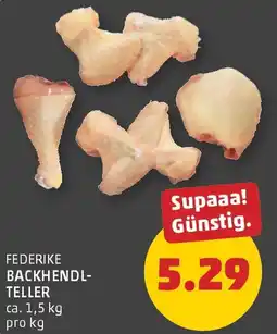 PENNY Federike backhendl- teller Angebot