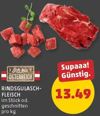 PENNY Rindsgulasch- fleisch Angebot