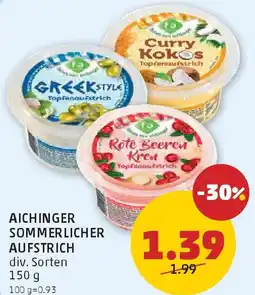 PENNY Aichinger sommerlicher aufstrich Angebot