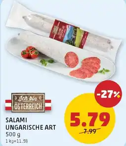 PENNY Salami ungarische art Angebot