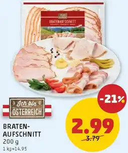 PENNY Braten- aufschnitt Angebot