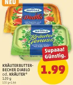 PENNY Kräuterbutter- becher diablo od. kräuter Angebot