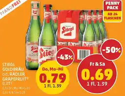 PENNY Stiegl goldbräu od. radler grapefruit Angebot