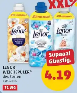 PENNY Lenor weichspüler Angebot