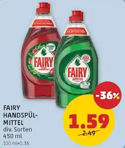 PENNY Fairy handspül- mittel Angebot