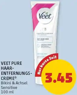 PENNY Veet pure haar- entfernungs- creme Angebot