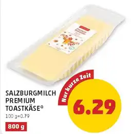 PENNY Salzburgmilch premium toastkäse Angebot