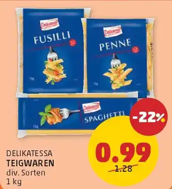 PENNY Delikatessa teigwaren Angebot