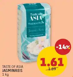 PENNY Taste of asia Jasminreis Angebot
