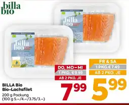 Billa BILLA Bio Bio-Lachsfilet Angebot