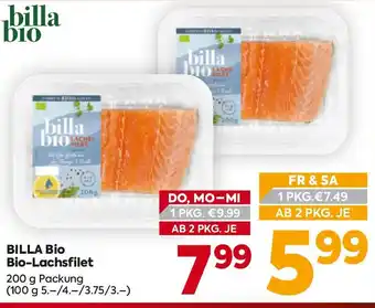 Billa BILLA Bio Bio-Lachsfilet Angebot