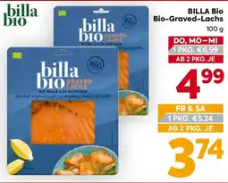 Billa BILLA BIO Bio-Graved-Lachs Angebot