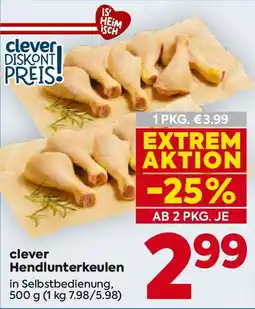 Billa Clever hendlunterkeulen Angebot