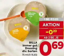Billa BILLA immer gut Dressing Angebot