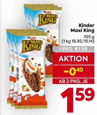 Billa Kinder Maxi King Angebot