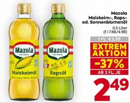 Billa Mazola Maiskeim-, Raps- od. Sonnenblumenöl Angebot