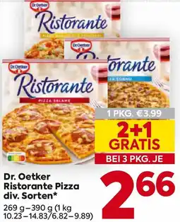 Billa Dr. Oetker Ristorante Pizza Angebot